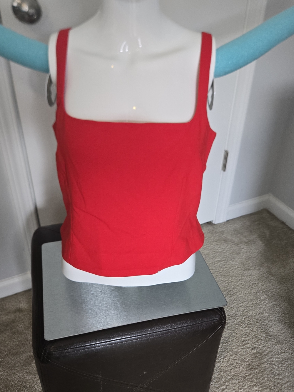 French Connection Whisper Square Neck Tank Size 10